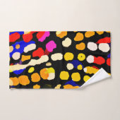 Motif de jeu de couleurs expressives (Serviette à main)