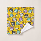 Motif de jeu de dés D20 (Gant de toilette)
