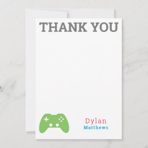 Motif de jeu vidéo Merci à Gamer