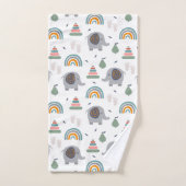 Motif de jouets pour bébé mou (Serviette à main)