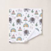 Motif de jouets pour bébé mou (Gant de toilette)