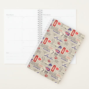 Motif de journal londonien