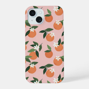Motif de jus d'orange pêche