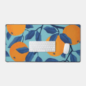 Motif de la branche orange bleue (Clavier et souris)