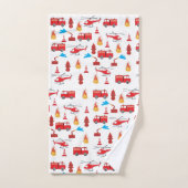 Motif de la Brigade des Moteurs de Camion de Trans (Serviette à main)