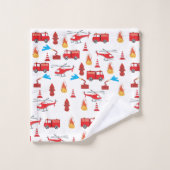 Motif de la Brigade des Moteurs de Camion de Trans (Gant de toilette)