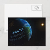 Motif de la carte postale de la saison (Devant / Derrière)