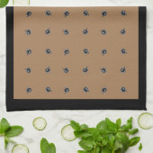 Motif de la Coupe du Café sur les serviettes de cu (Plié)