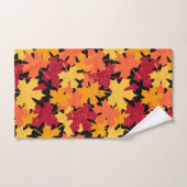 Motif de la feuille d'érable automne (Serviette à main)