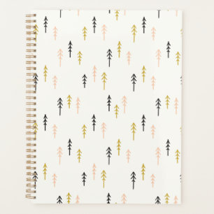 Motif de la forêt d'arbres de Noël