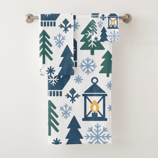 Motif de la forêt d'hiver (En situation)
