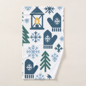 Motif de la forêt d'hiver (Serviette à main)
