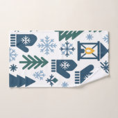 Motif de la forêt d'hiver (Serviette à main)