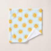 Motif de la journée du Doodle Sunshine (Gant de toilette)
