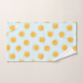 Motif de la journée du Doodle Sunshine (Serviette à main)