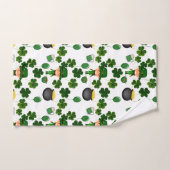 Motif de la Saint-Patrick (Serviette à main)