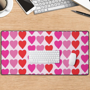 Motif de la Saint-Valentin Cœurs Fuchsia Rose Roug