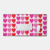 Motif de la Saint-Valentin Cœurs Fuchsia Rose Roug (Clavier et souris)