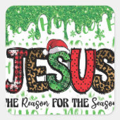 Motif de la saison Sticker de Noël (Devant)