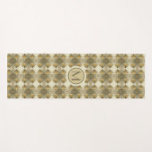 Motif de la tribu africaine Adinkra. Tapis de yoga (Devant (Horizontal))