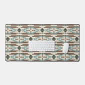 Motif de la tribu Aztec Brown Aqua (Clavier et souris)