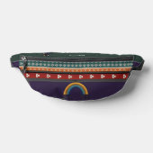 Motif de la tribu Boho Rainbow Purple Green Festiv (Poser)