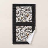 Motif de la tribu des animaux africains (Serviette à main)