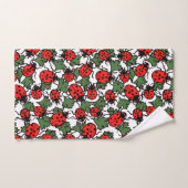 Motif de Ladybug Art nouveau (Serviette à main)