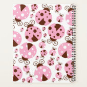 Motif De Ladybugs, Mignons Ladybugs, Pink Ladybugs (Dos)