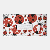 Motif De Ladybugs, Mignons Ladybugs, Red Ladybugs (Clavier et souris)