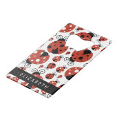 Motif De Ladybugs, Red Ladybugs, Votre Nom (Dos Angle)