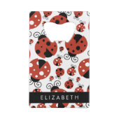 Motif De Ladybugs, Red Ladybugs, Votre Nom (Dos)