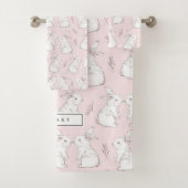 Motif de lapin rose mignon (En situation)