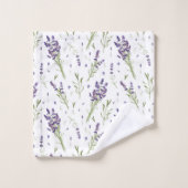 Motif de lavande (Gant de toilette)
