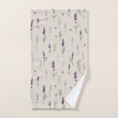 Motif de Lavander aquarelle (Serviette à main)