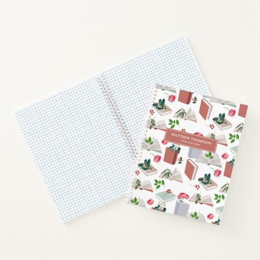 Motif de lecture de livres et de bibliothèque bota (Intérieur)