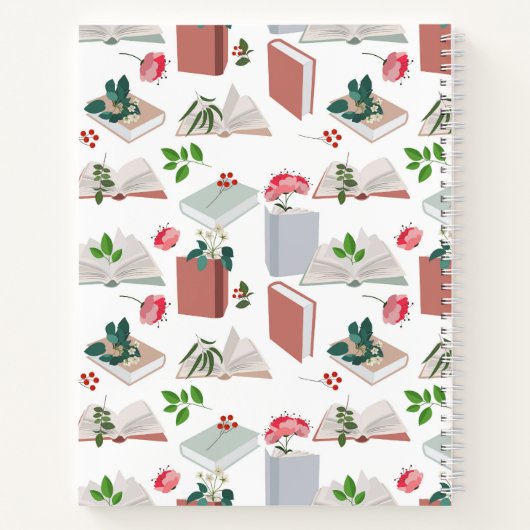 Motif de lecture de livres et de bibliothèque bota (Dos)