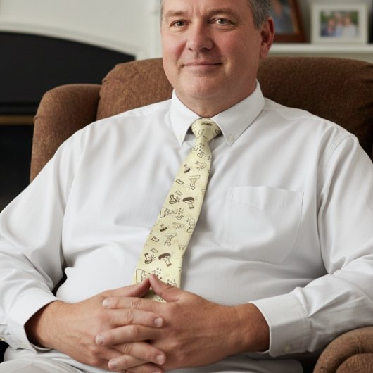 Motif de l'enseignant en chimie de science Cravate