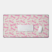 Motif de libellules roses (Clavier et souris)