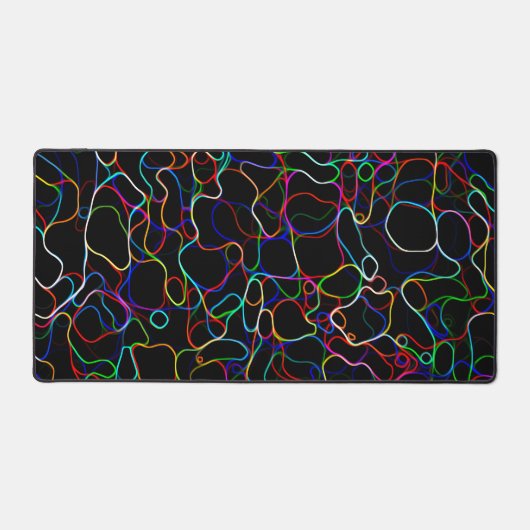 Motif de ligne courbe multicolore Neon -COOL (Recto)