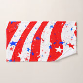 Motif de l'Indépendance aux étoiles et aux rayures (Serviette à main)