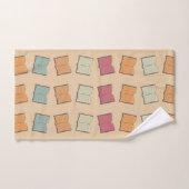 Motif de livre (Serviette à main)