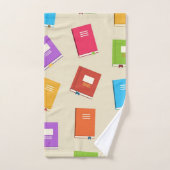Motif de livre (Serviette à main)