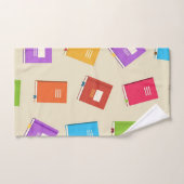Motif de livre (Serviette à main)