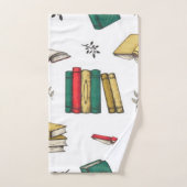 Motif de livre (Serviette à main)