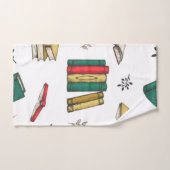 Motif de livre (Serviette à main)