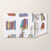 Motif de livre (Serviette à main)