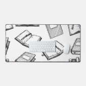 Motif de livre (Clavier et souris)