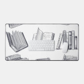 Motif de livre (Clavier et souris)