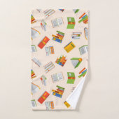 Motif de livre (Serviette à main)